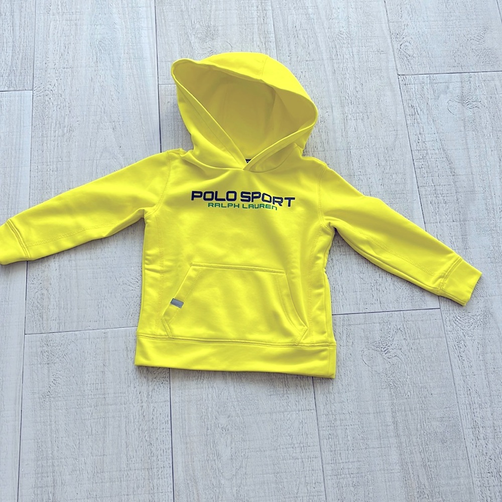 I am selling a Ralph Lauren hoodie (yellow)